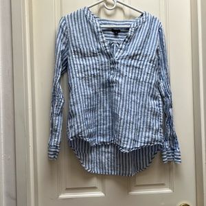 Ann Taylor Long sleeve tunic shirt